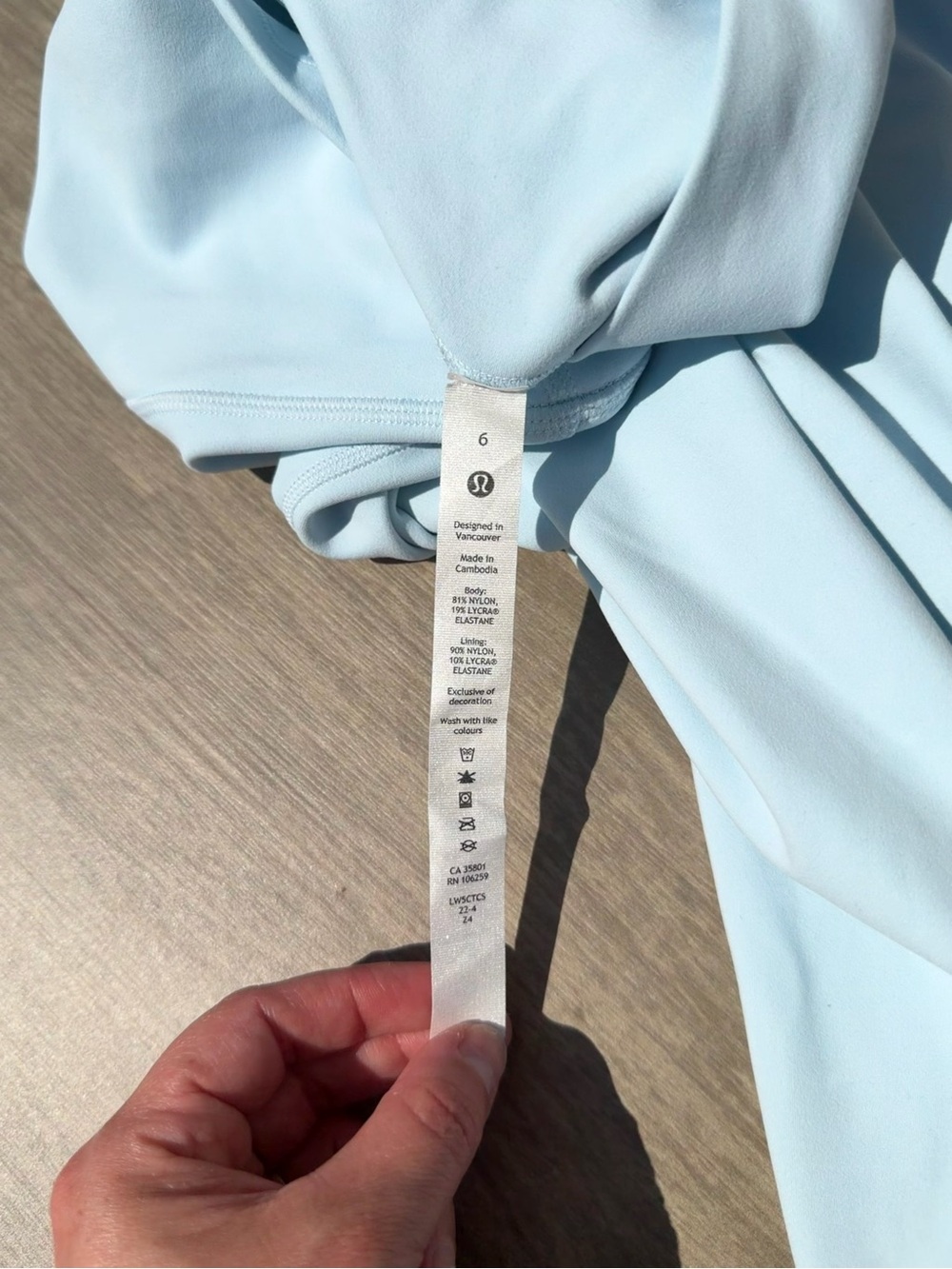 lululemon athletica Pastel Blue Activewear leggings - Picture 5 of 8